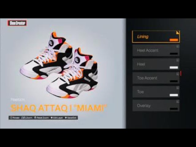 NBA 2K24 Reebok Shaq Attaq Miami