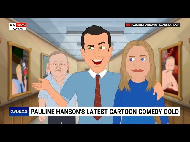 Pauline Hanson's latest cartoon mocks government's 'department of distractions'