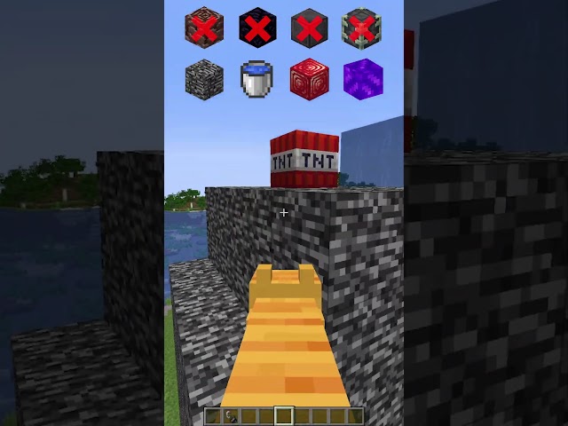 Explode Test vs Hardest Blocks #meme #shorts #minecraft