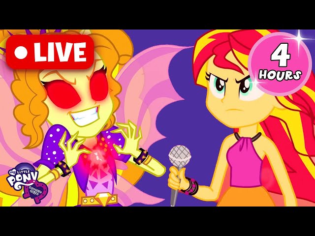 🔴 Equestria Girls Live: MOVIE NIGHT MARATHON🎥 | Full Movies Children's Cartoon