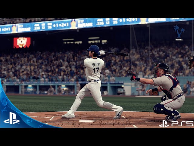 Shohei Ohtani (大谷翔平)! - MLB The Show 24 Dodgers Vs Braves Gameplay (PS5) 4K