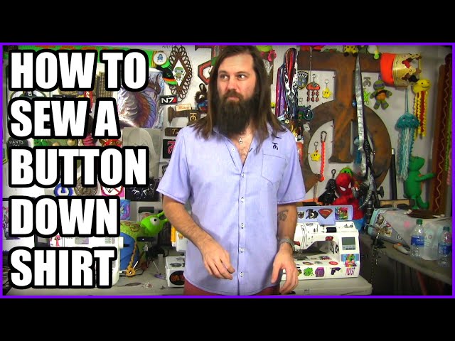 How to sew a Button Down Shirt - Pattern Reading Tutorial - Sewing for Beginners - Tock Custom