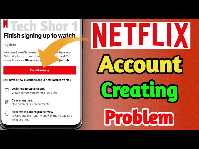 Netflix finish signing up to start watching problem Fix | Netflix You're almost there problem solve