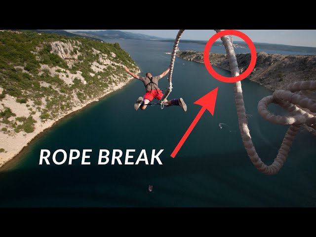 Epic VR Bungee Jump Fail in 360: Unbelievable Footage!