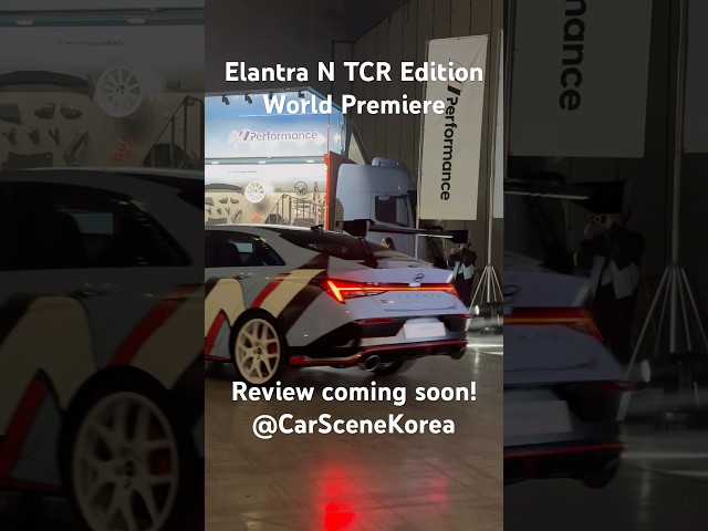 2025 Hyundai Elantra N TCR Edition EXCLUSIVE First Look Walkaround In-Depth Exterior Interior Review