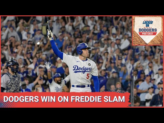 LOCKED ON DODGERS POSTCAST: Dodgers Take Game 1 on Freddie Freeman’s WALK-OFF GRAND SLAM