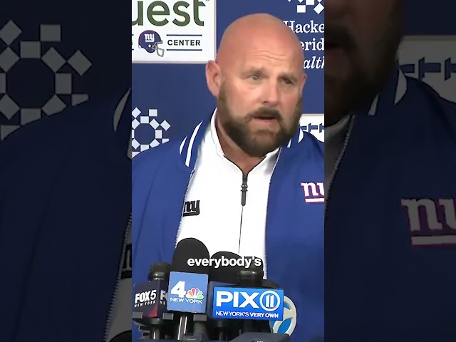 Daboll admits "Everybody's not going to agree with the decision" to bench Daniel Jones #shorts