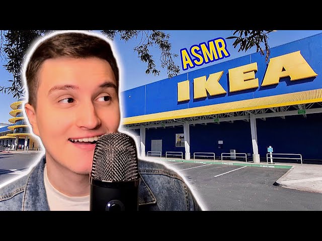 ASMR inside IKEA 🟡🔵 ( Public ASMR )