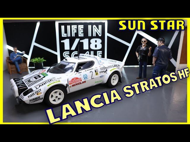 Lancia Stratos HF Rally made by Sun Star || 1/18 Scale showcase and review