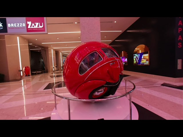 CRUSHED into a BALL! VW Bug Resort World Vegas 3D VR 180° 8K Oculus pimax HTC Google Virtual Reality