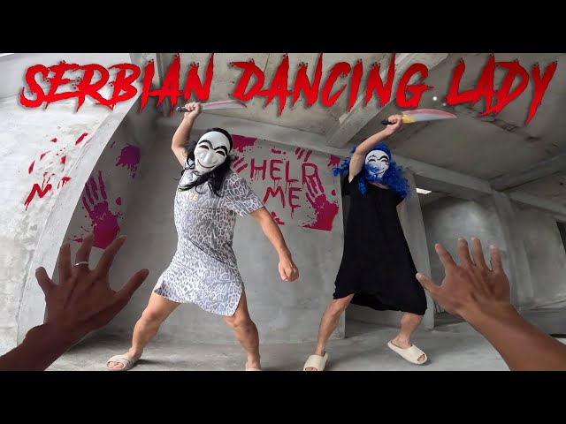 SERBIAN DANCING LADY REAL LIFE ESCAPE 4.0 | Horror Parkour Pov Short | Bubbles 3Run