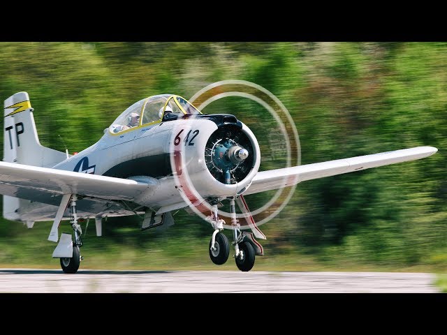 Preparing to go Transatlantic in the T-28 Trojan Warbird