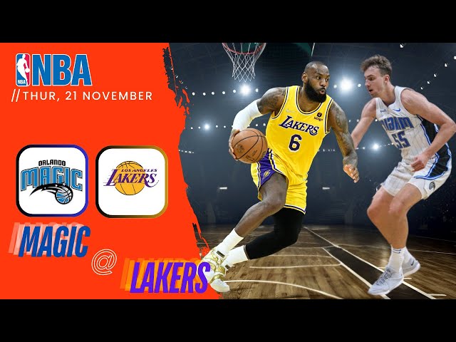 Orlando Magic @ Los Angles Lakers Live Stream Play by Play