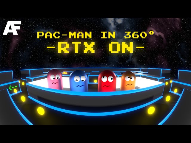 Pac-Man in 360° — UPGRADED VERSION