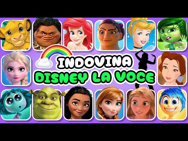 Indovina il personaggio Disney dalla Canzone? 🎙️🌈🎶 Quiz Disney | Inside Out 2, Encanto, Moana, Elsa