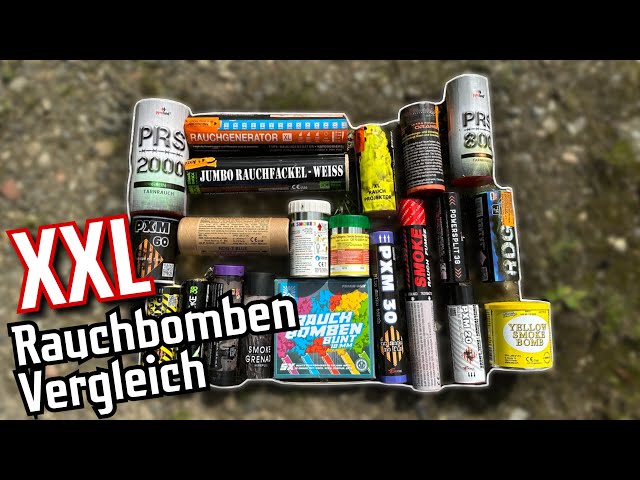 XXL Rauchbomben Vergleich - Silvester Feuerwerk Vorfreude 2023/24