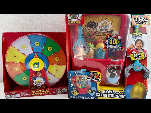 Ryan’s World Unboxing Review | Ryan’s World Mystery Wheel Claw Machine