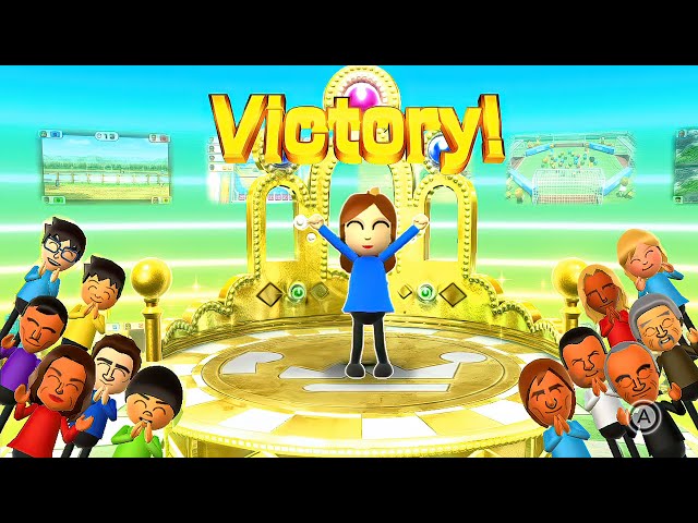 Wii Party U Battle Of The Minigames - Daisy Vs Barry Vs Clara Vs William (Hardest Difficulty)