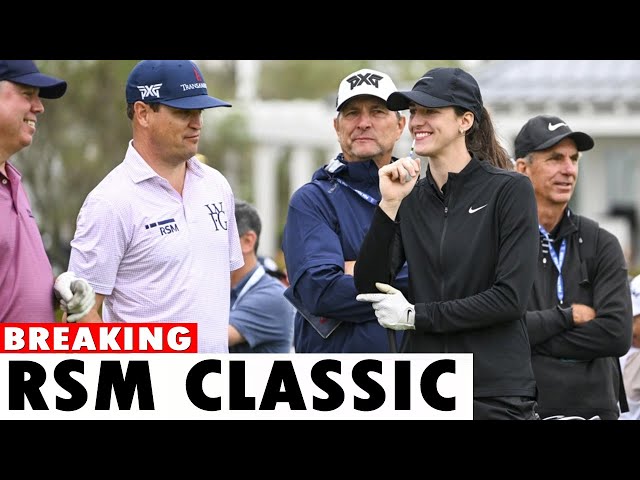 Caitlin Clark shined at the RSM Classic pro-am. Here's what Zach Johnson and Jay Monahan had to say