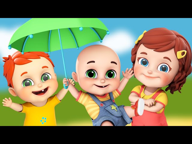 Rain Rain Go Away | Learn English | Nursery Rhymes & Kids Songs | Bobo English - Family Playroom