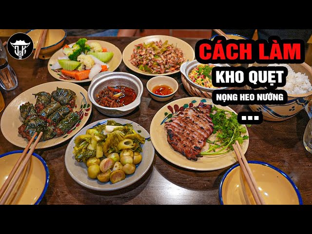 NỌNG HEO CHIÊN GIÒN TAN, Kỹ thuật làm đủ món CƠM NHÀ ẤM CÚNG #hnfood