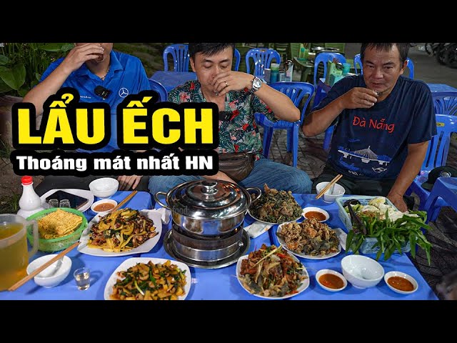 ĂN SẬP MÓN ẾCH VIEW ĐẸP NHẤT LONG BIÊN TOÀN MÓN NGON #hanoifood