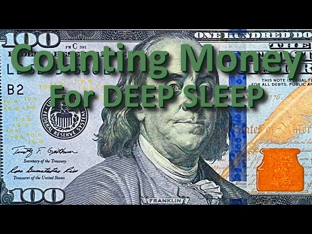 Counting Money for DEEP SLEEP | Black Screen | 10 Hours