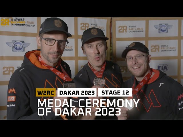 Medal Ceremony of Dakar 2023 - Stage 12 - #W2RC