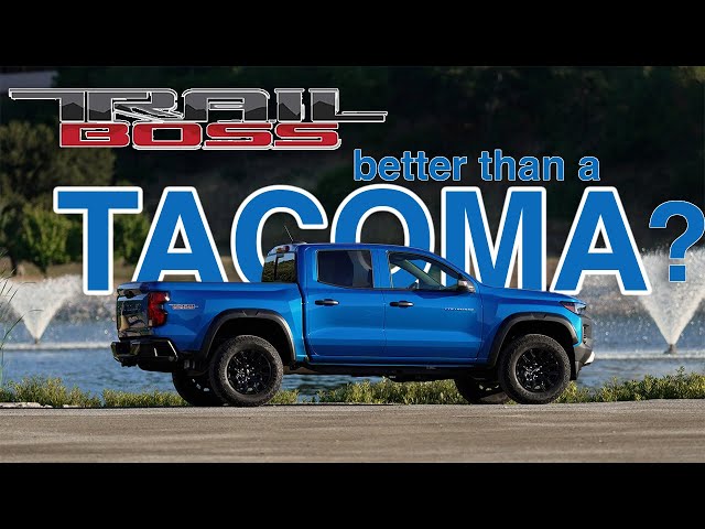 Does the Chevy Colorado Trail Boss beat the Tacoma?