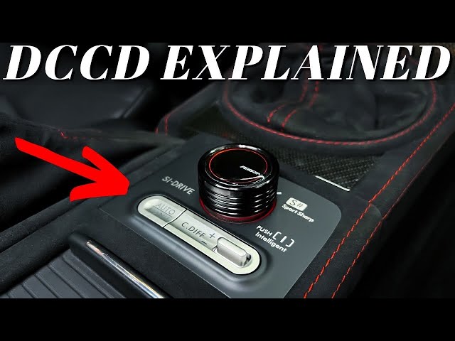 Subaru STI DCCD And SI Drive Explained - The SIMPLEST Explanation!