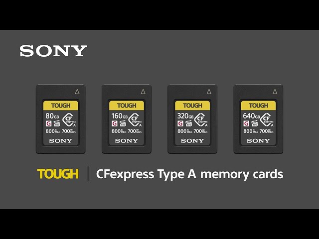 Introducing CFexpress Type A memory card CEA-G series | Sony | Accessory