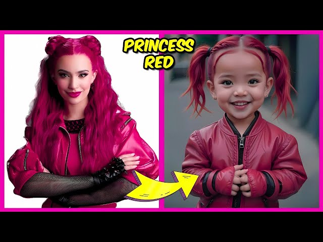 DESCENDANTS THE RISE OF RED CHARACTER AS BABY | NEW VIDEO 2024 | Qik QUIZ