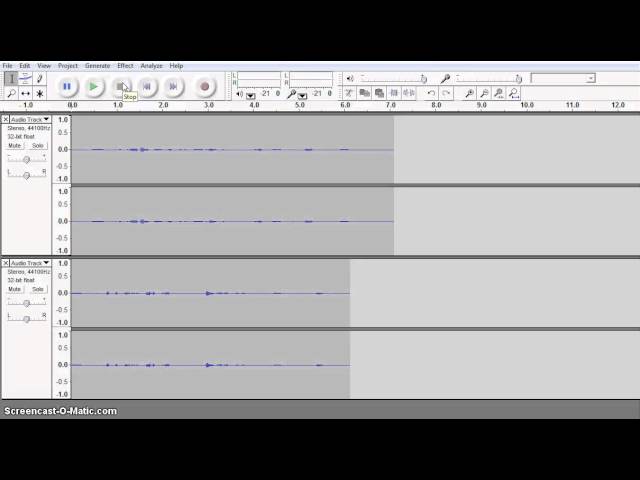 Easy Audacity QuickStart Tutorial