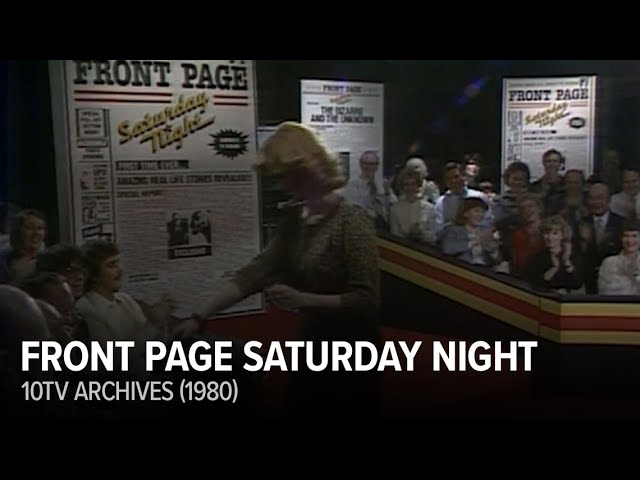 Front Page Saturday Night: The first edition (1980) | 10TV archives