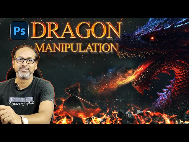 Dragon image manipulation using Ps #photoshop #photoshoptutorial