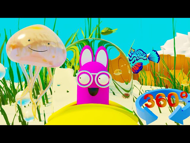 360 VIDEO For KIDS - Search for the Jellyfish  - Whoopies Wonder World