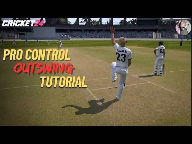 Outswing Tutorial for BEGINNERS | Cricket 24 (Pro Control)