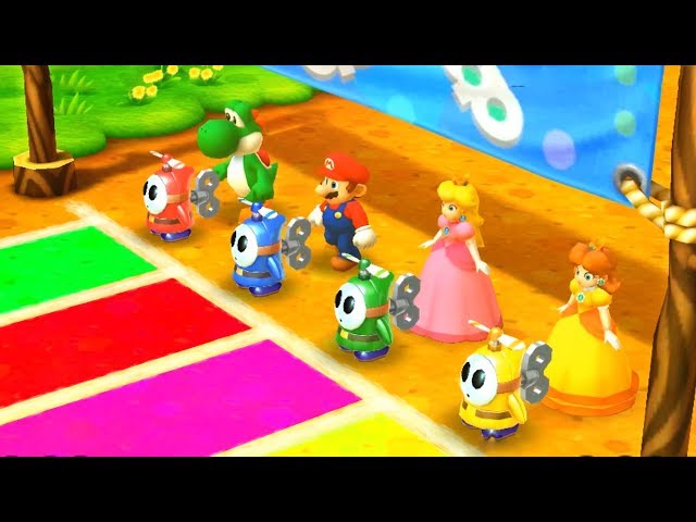 Mario Party: The Top 100 Minigames - Yoshi Vs Mario Vs Peach Vs Daisy(Master CPU)