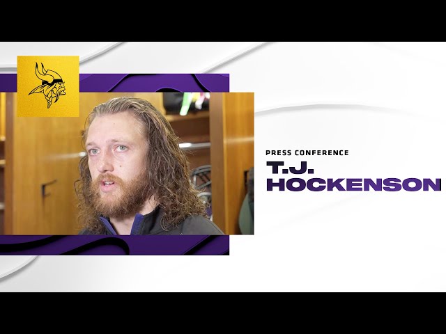 T.J. Hockenson on Sam Darnold Bouncing Back & Tight Knit Nature of The Team | Vikings at Titans