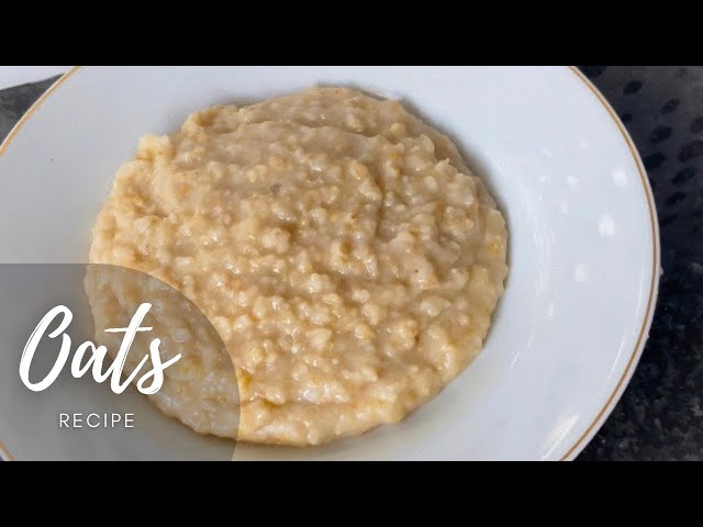 How to make oat porridge | Simple #oatsrecipe | #healthyoatsrecipe