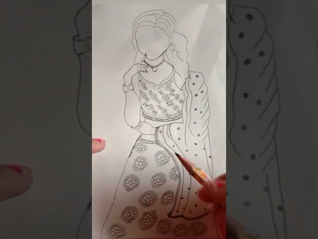 Very very very easy drawing || girl drawing shorts || girls face drawing || how to draw girl shorts