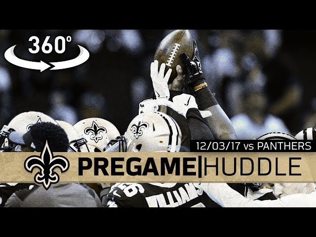 Go Inside Drew Brees' Pregame Huddle: Saints vs Panthers - 12/03/17