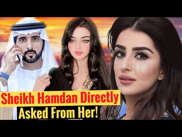 Sheikh Hamdan Directly Asked From Her! | Sheikh Hamdan | Fazza | Crown Prince Of Dubai