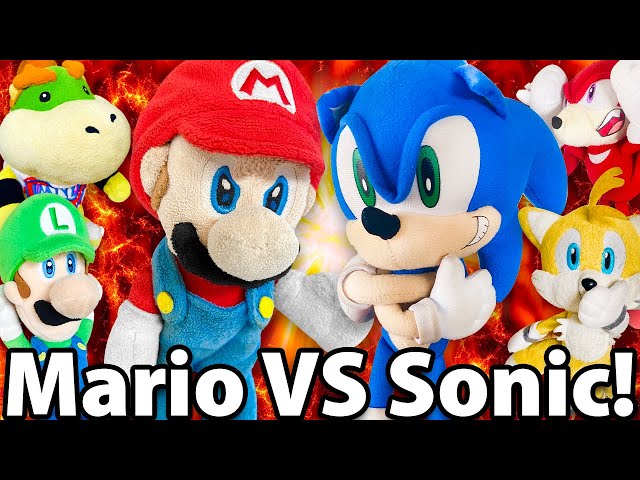 Crazy Mario Bros: Mario VS Sonic!