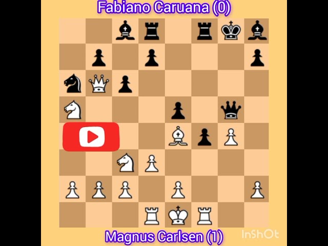 Magnus Carlsen vs Fabiano Caruana || Freestyle Chess m, 2024 #chess