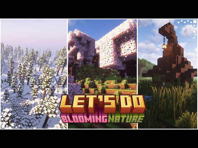 Let's Do Blooming Nature (Minecraft Mod Showcase) | New Biomes & Exploration | Forge & Fabric 1.20.1