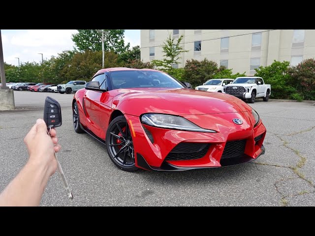 2024 Toyota GR Supra 3.0 Base Manual: Start Up, Exhaust, Walkaround, Test Drive and Review