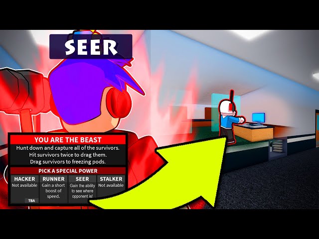 Playing the Beast SEER PERK in Flee the Facility!