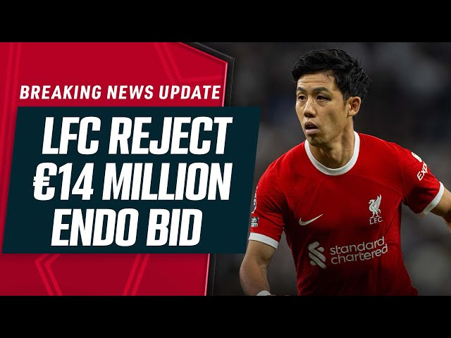 BREAKING NEWS FROM US TOUR! LIVERPOOL REJECT €14m BID FOR ENDO!