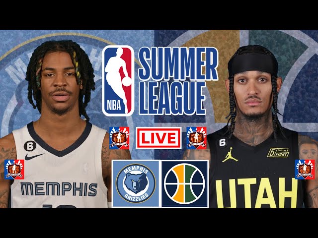 Memphis Grizzlies vs Utah Jazz | NBA Summer League Live Scoreboard 2023 | Jimby Sports